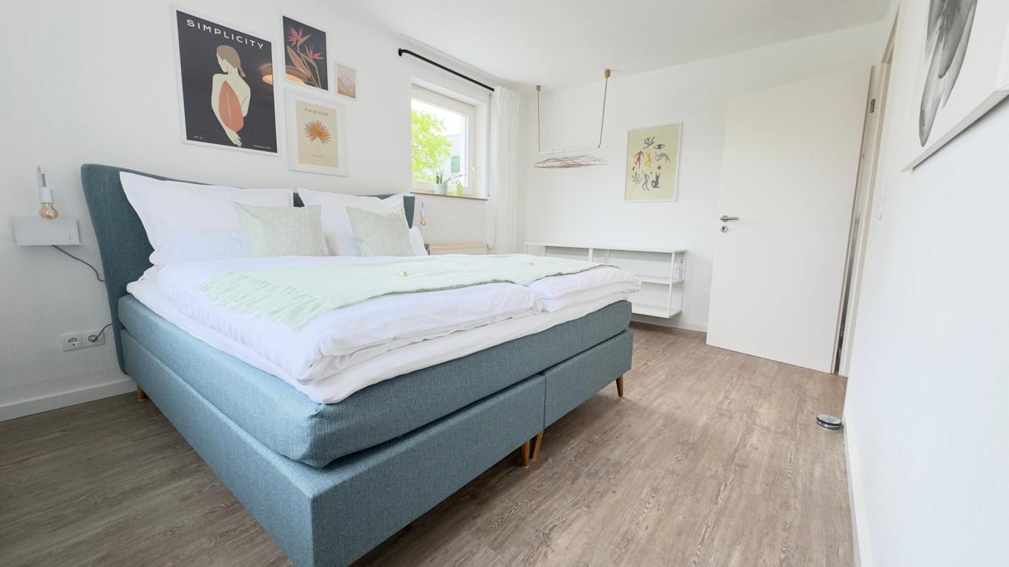 Fewo Am Park - 4P, Boxspringbett, Balkon, Smarttv, Gesundbrunnen, Familienfreundlich Halle  Eksteriør billede