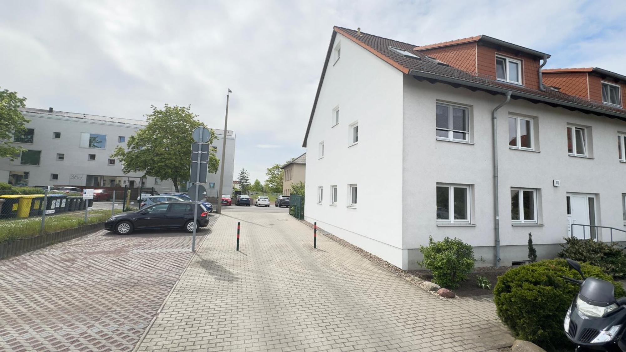Fewo Am Park - 4P, Boxspringbett, Balkon, Smarttv, Gesundbrunnen, Familienfreundlich Halle  Eksteriør billede